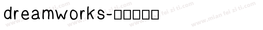 dreamworks字体转换