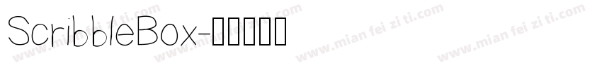 ScribbleBox字体转换