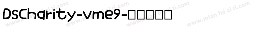 DsCharity-vme9字体转换