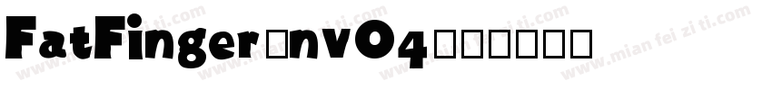 FatFinger-nvO4字体转换
