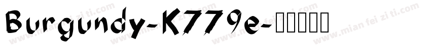 Burgundy-K779e字体转换