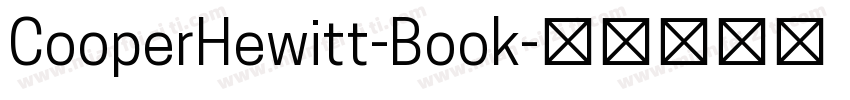 CooperHewitt-Book字体转换