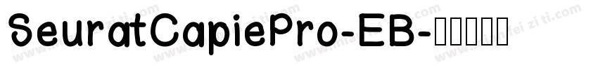 SeuratCapiePro-EB字体转换