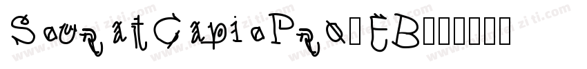SeuratCapiePro-EB字体转换