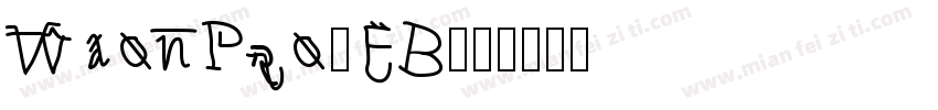 WaonPro-EB字体转换