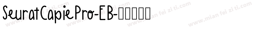 SeuratCapiePro-EB字体转换