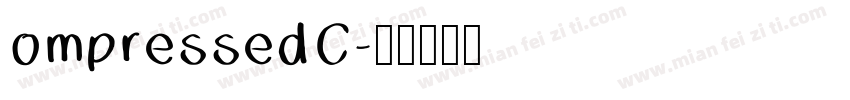 ompressedC字体转换