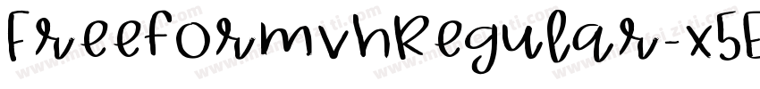 FreeformvhRegular-x5Ej字体转换