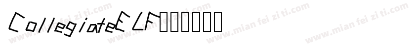 CollegiateELF字体转换