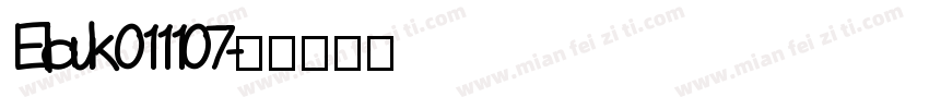 Eliauk011107字体转换