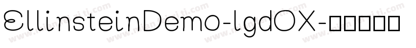 EllinsteinDemo-lgdOX字体转换