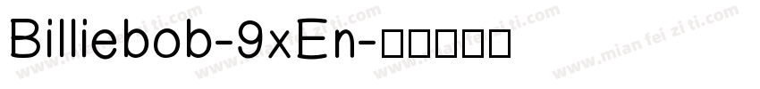 Billiebob-9xEn字体转换