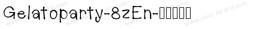 Gelatoparty-8zEn字体转换
