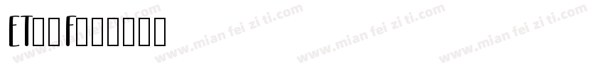 ET15F字体转换