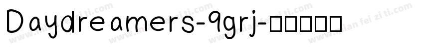 Daydreamers-9grj字体转换