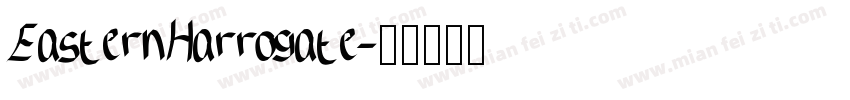 EasternHarrogate字体转换
