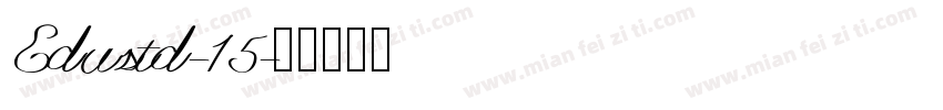 Edustd-15字体转换