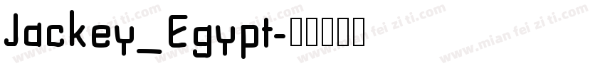 Jackey_Egypt字体转换