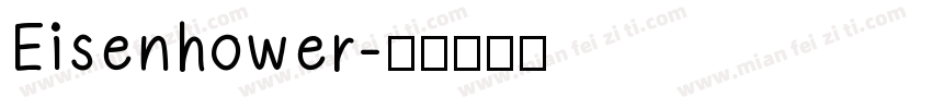 Eisenhower字体转换
