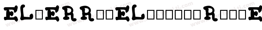 ElPerroYElGatoWordsRegular-4qr4字体转换