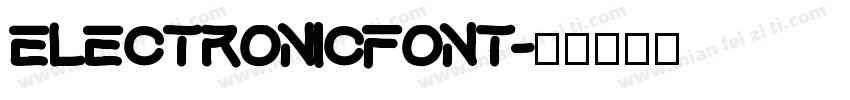 electronicFont字体转换