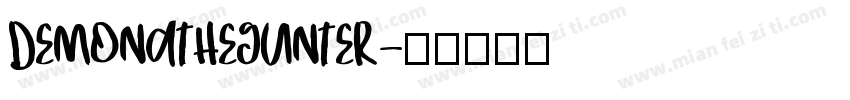 DEMONATHEGUNTER字体转换
