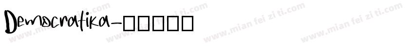 Democratika字体转换