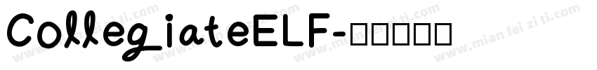 CollegiateELF字体转换