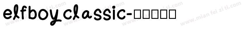 elfboyclassic字体转换