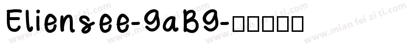 Eliensee-GaBG字体转换