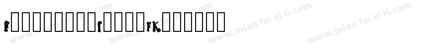 ElizabethCn-axrK字体转换
