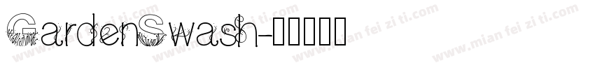 GardenSwash字体转换