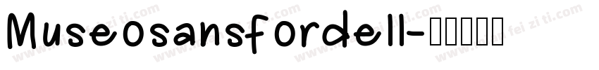 Museosansfordell字体转换
