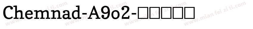 Chemnad-A9o2字体转换