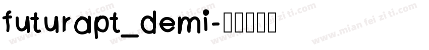 futurapt_demi字体转换