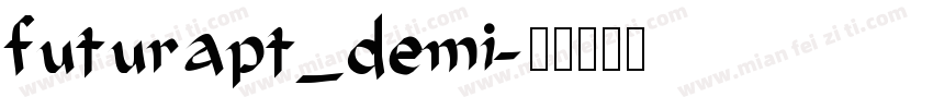 futurapt_demi字体转换