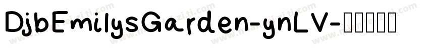 DjbEmilysGarden-ynLV字体转换
