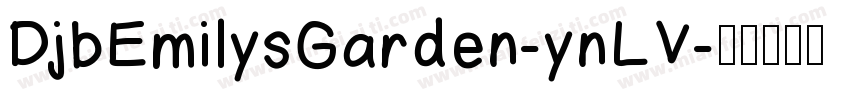 DjbEmilysGarden-ynLV字体转换