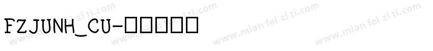 FZJUNH_CU字体转换