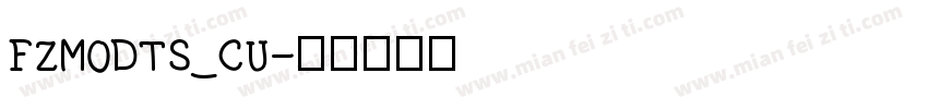 FZMODTS_CU字体转换