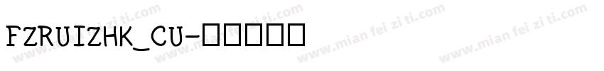 FZRUIZHK_CU字体转换
