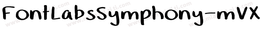 FontLabsSymphony-mVX9字体转换