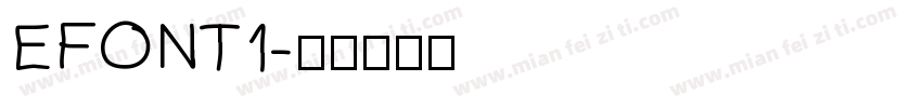 EFONT1字体转换