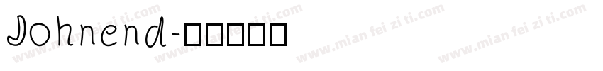 Johnend字体转换