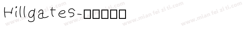 Hillgates字体转换