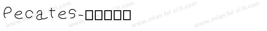 Pecates字体转换