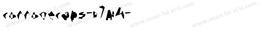 CorrodeCaps-67AM字体转换