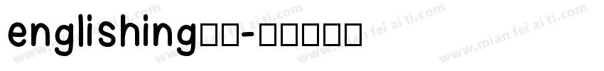 englishing字体字体转换