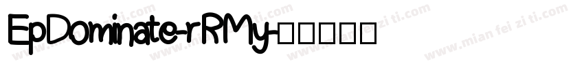 EpDominate-rRMy字体转换