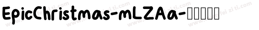 EpicChristmas-mLZAa字体转换